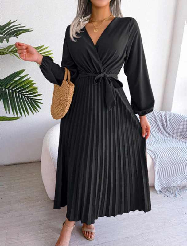 Naomi - Pleated Festive Dress