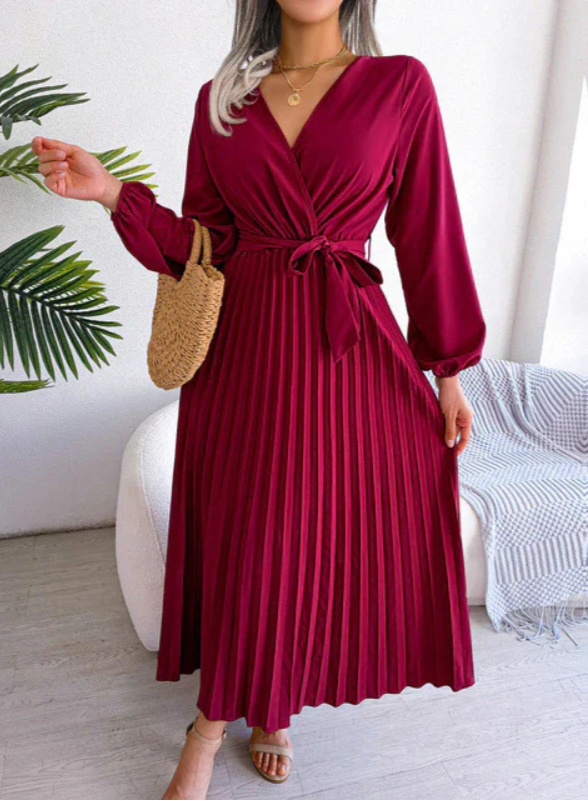 Naomi - Pleated Festive Dress