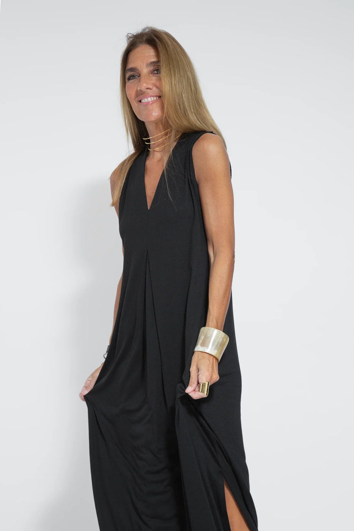 Carmela - Elegant Long Dress With Cardigan
