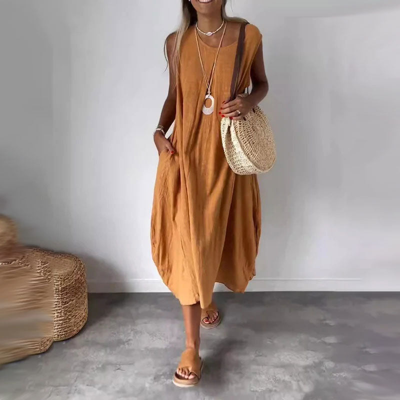 Noemi - Sleeveless Dress With Pockets