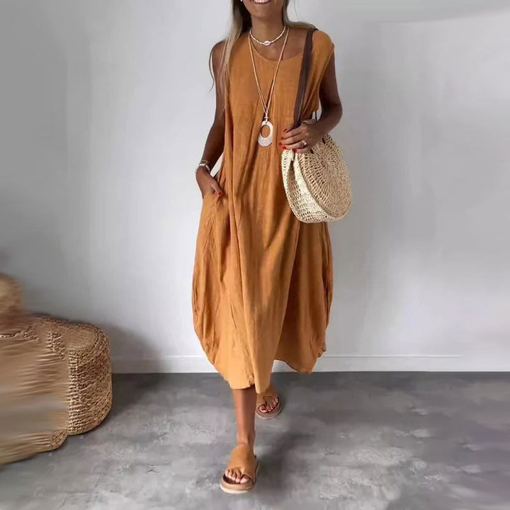 Noemi - Sleeveless Dress With Pockets
