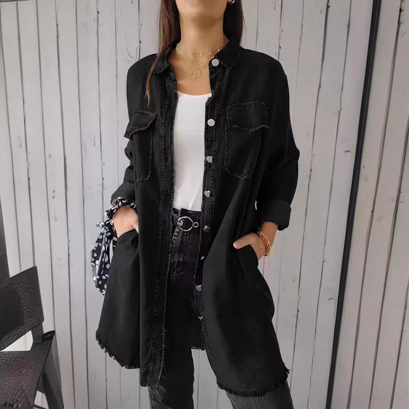 Annelie - Summer Coat With Button Placket