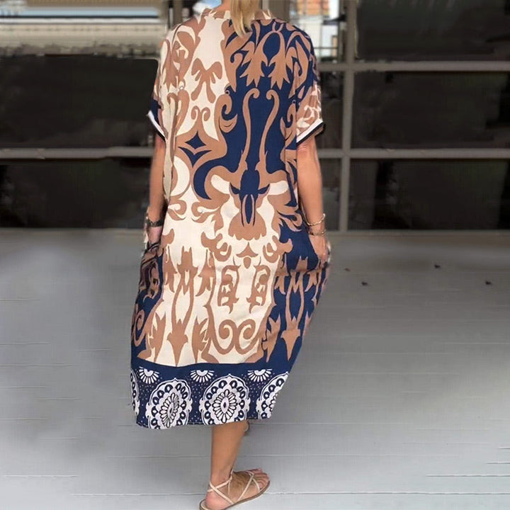 Alessia - Midi Dress With V-Neckline