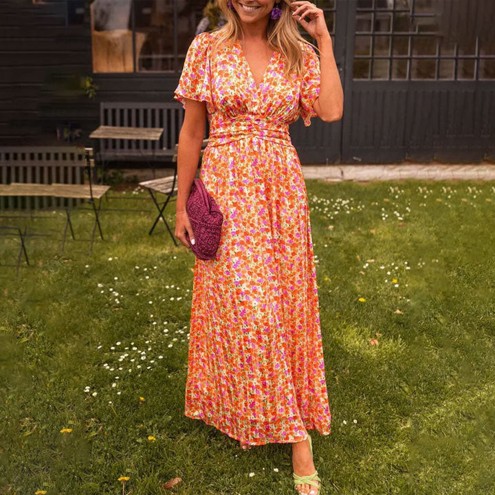 Romy - Summer Dress With V-Neckline