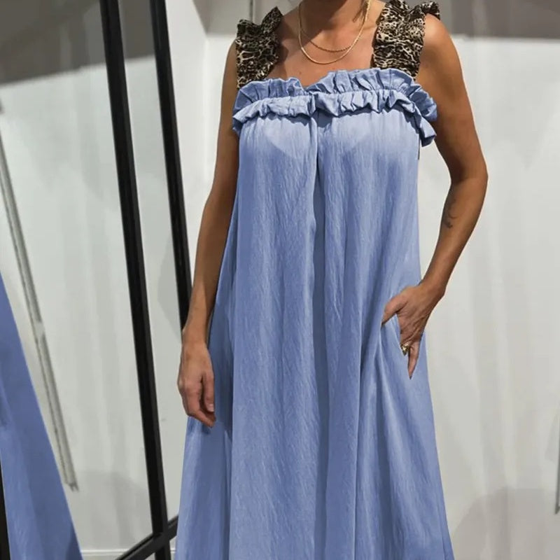 Tabea - Casual Sleeveless Dress With Pockets