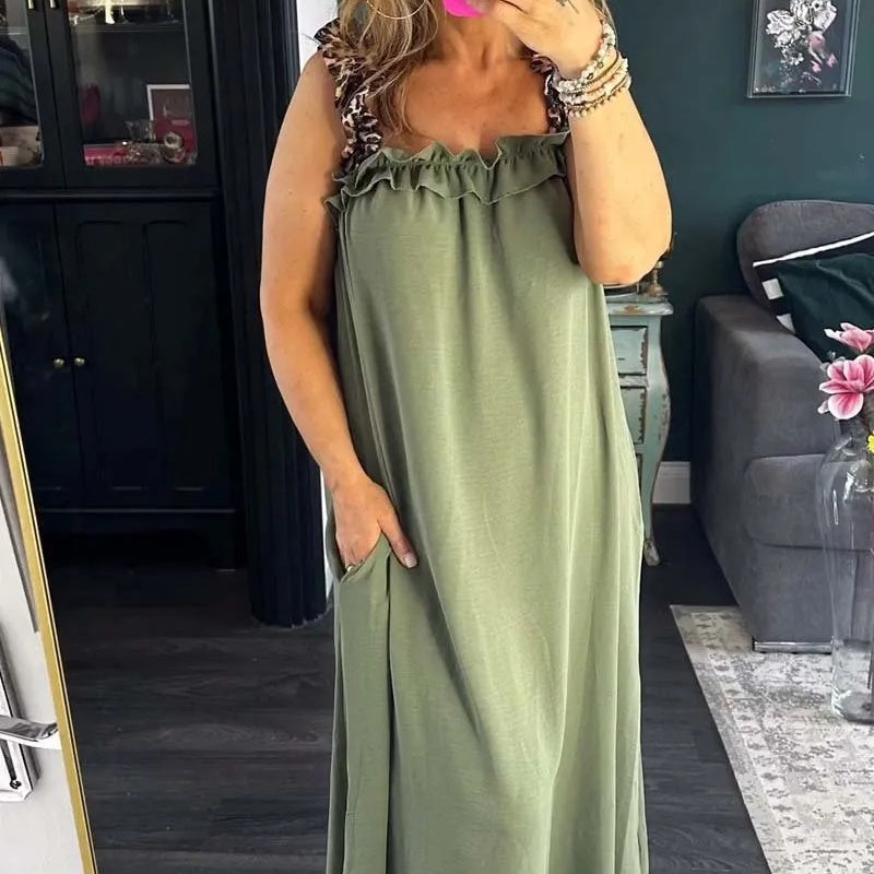 Tabea - Casual Sleeveless Dress With Pockets