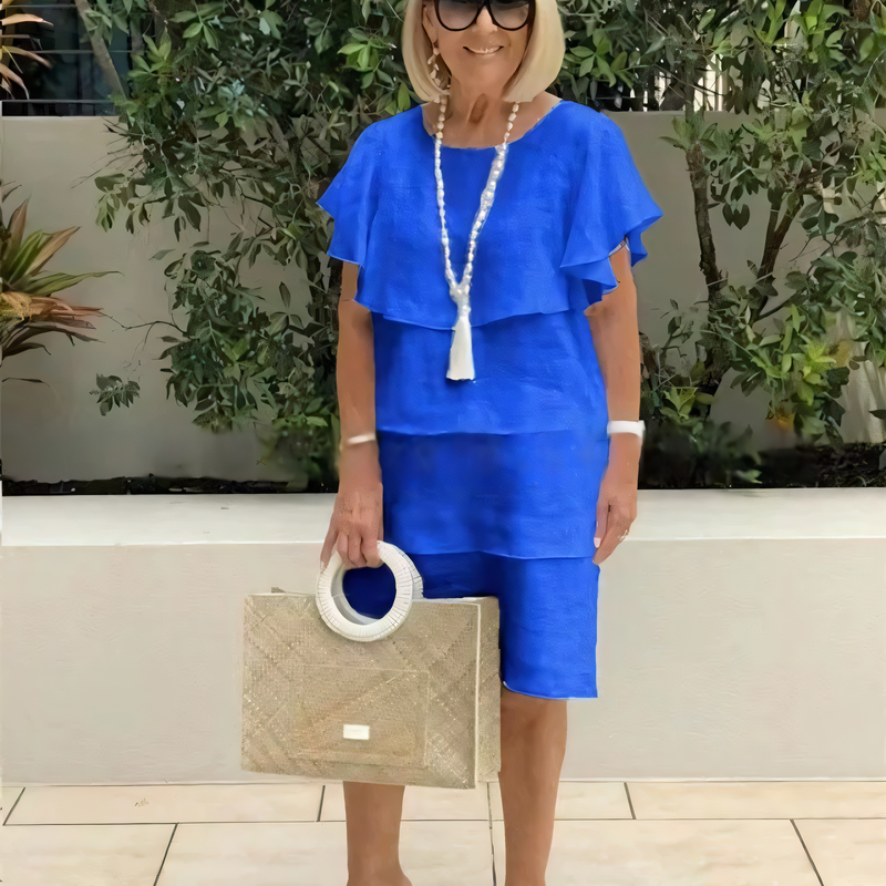 Ellin – Layered Ruffle Dress