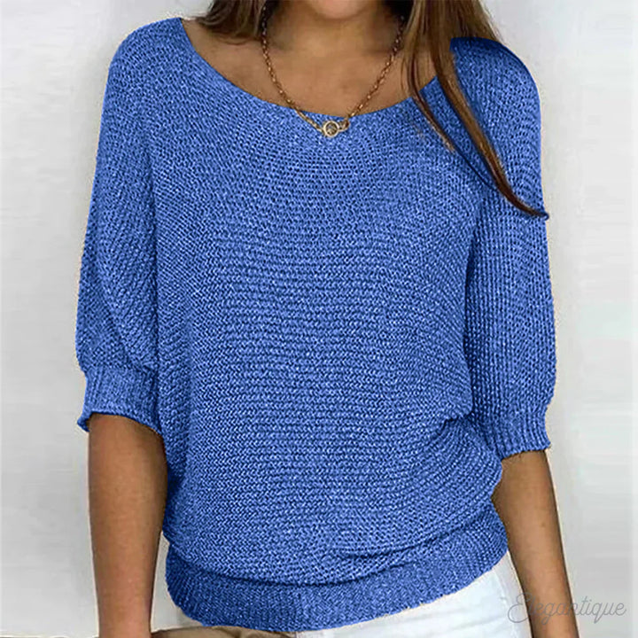 Daniella – Elegant Cable Knit Sweater