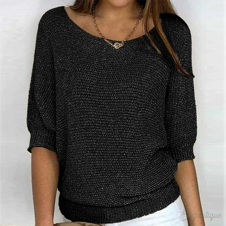 Daniella – Elegant Cable Knit Sweater